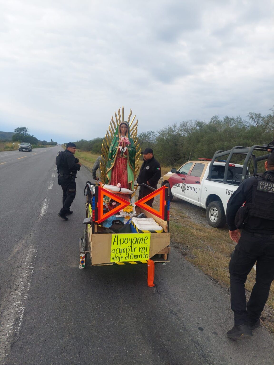 Ciclistas constatan seguridad y presencia policial en carreteras de Tamaulipas