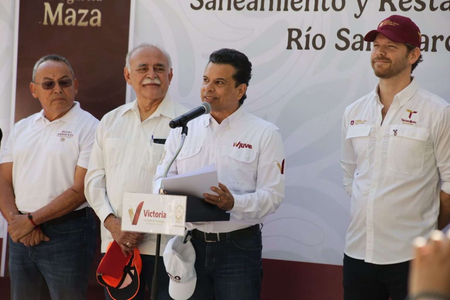 En el río San Marcos conmemoran el Día Mundial del Agua.